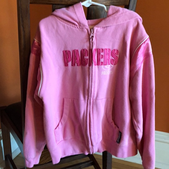 pink packer sweatshirt
